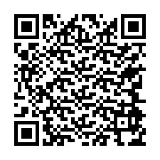 QR Code pour le numéro de téléphone +37744974822