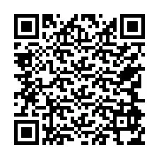 QR-код для номера телефона +37744974823