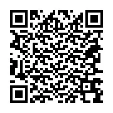 Código QR para número de teléfono +38267698063