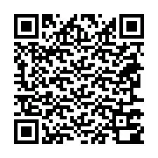 Código QR para número de teléfono +38267700016