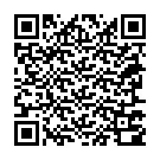 Codice QR per il numero di telefono +38267700018