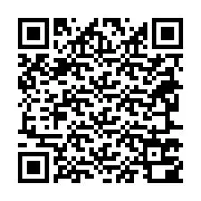 Codice QR per il numero di telefono +38267700402