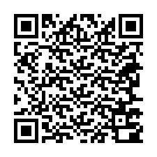 Código QR para número de teléfono +38267700526