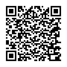 Código QR para número de teléfono +38267700548