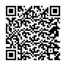 Codice QR per il numero di telefono +38970358263