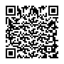 QR Code pour le numéro de téléphone +393498010039