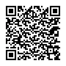 Código QR para número de telefone +40317158467