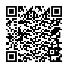 QR-kood telefoninumbri jaoks +40749801863
