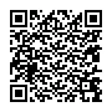 Código QR para número de telefone +41417499110