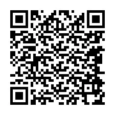 QR код за телефонен номер +41444974998