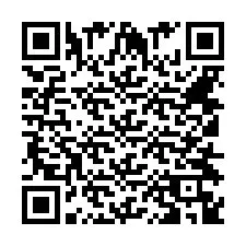 QR-koodi puhelinnumerolle +441143493963