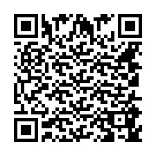 QR-koodi puhelinnumerolle +441158456434