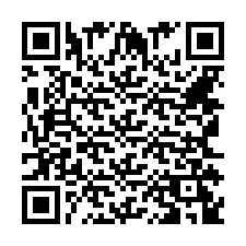 Código QR para número de teléfono +441612497627