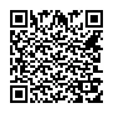 Código QR para número de telefone +442030115497