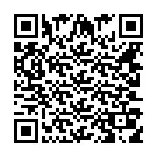 Código QR para número de teléfono +442030185890