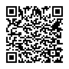 Código QR para número de teléfono +442030225597