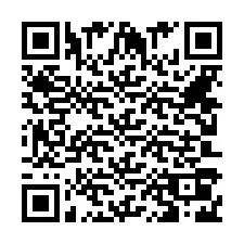 QR-code voor telefoonnummer +442030269427