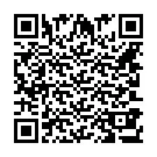 QR-code voor telefoonnummer +442038331185