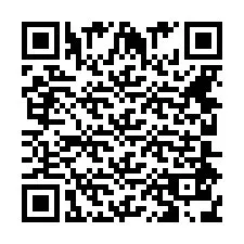 Código QR para número de teléfono +442045389412