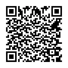 QR-code voor telefoonnummer +442070096247