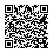 QR код за телефонен номер +442070402247