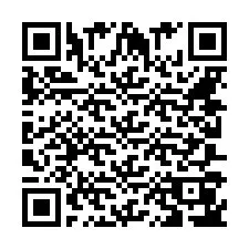 QR-code voor telefoonnummer +442070432198