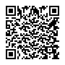 QR Code pour le numéro de téléphone +442070446261