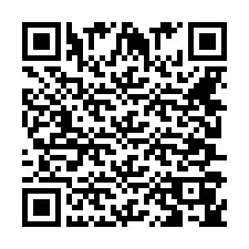 QR-koodi puhelinnumerolle +442070452766