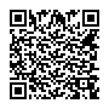 Código QR para número de teléfono +442070482413