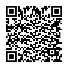 Código QR para número de teléfono +442070627694