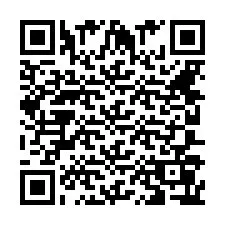 QR код за телефонен номер +442070677046