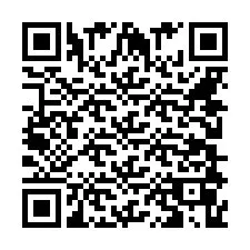 QR-koodi puhelinnumerolle +442080681728