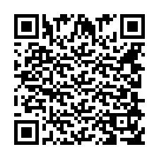 Código QR para número de teléfono +442081579590