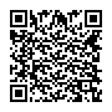 Codice QR per il numero di telefono +442083683612