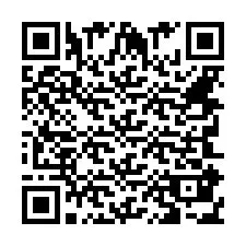 Codice QR per il numero di telefono +447418353443