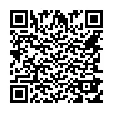 Código QR para número de teléfono +447428110867