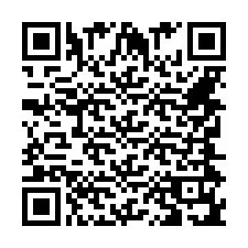 QR Code pour le numéro de téléphone +447441911877