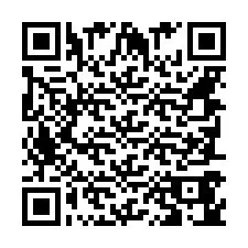 Código QR para número de teléfono +447874400980