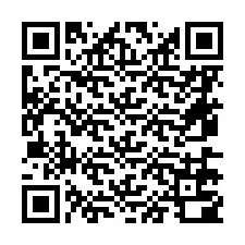 Kod QR dla numeru telefonu +46476700801