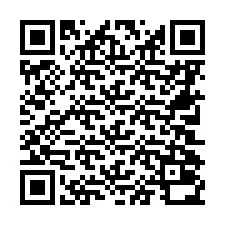 Codice QR per il numero di telefono +46700030278