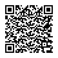 Código QR para número de telefone +46702336426