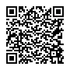 QR Code pour le numéro de téléphone +46705869321