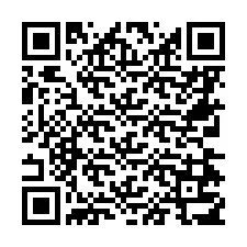 Código QR para número de teléfono +46734717024