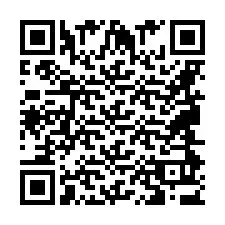 QR код за телефонен номер +4684493609