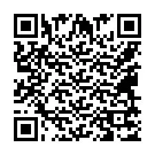 QR-код для номера телефона +4744977023