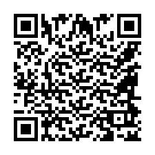 Codice QR per il numero di telefono +4748492513