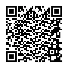 Codice QR per il numero di telefono +48608942071