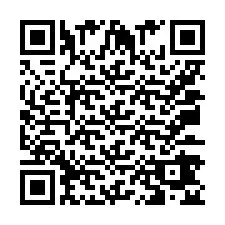 QR kód a telefonszámhoz +50033424