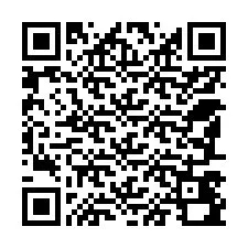 Codice QR per il numero di telefono +50587490030