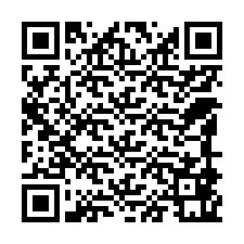 QR-koodi puhelinnumerolle +50589861101